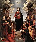 Immaculate Conception with Saints by Piero di Cosimo